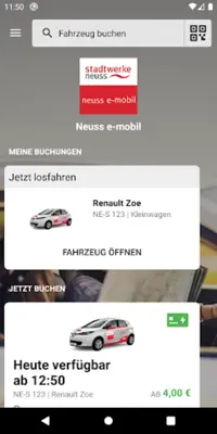 neuss e-mobil android App screenshot 0