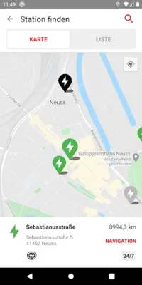 neuss e-mobil android App screenshot 2